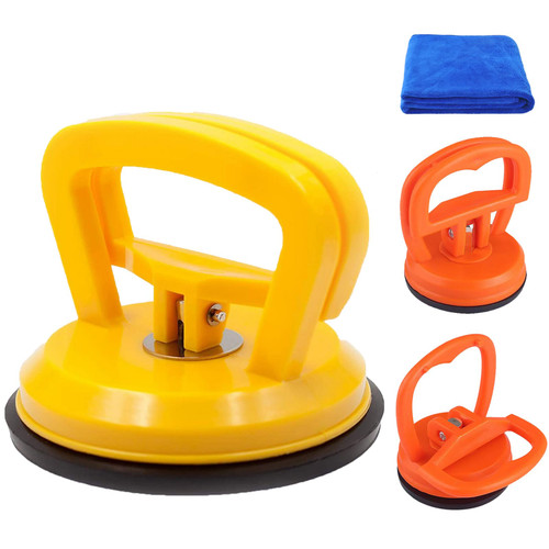 LXPVSA Dent Puller,Car Dent Puller,3 Pack Dent Removal Kit Handle Lifter,Powerful Car Dent Remover,Suction Cup Dent Puller and Paintless Dent Repair Kit for Car Body Dent,Glass,Tiles and Mirror