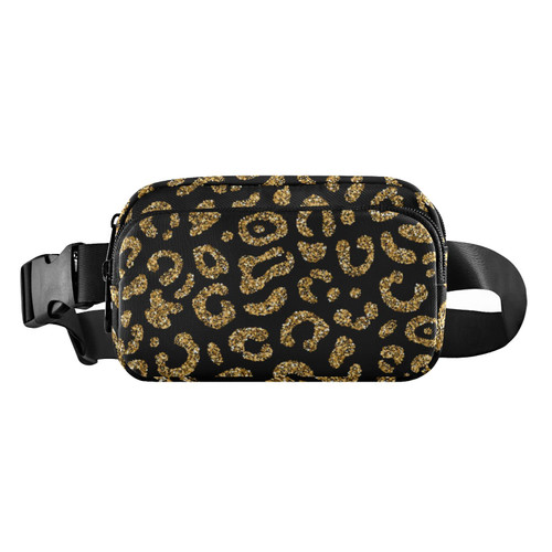 Leopard Fanny Pack for Women Men Belt Bag Crossbody Waist Pouch Waterproof Everywhere Purse Fashion Sling Bag for Running Hiking Walking Travel