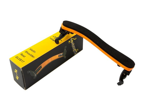 Glory Wood Violin Shoulder Rest for 4/4 and 3/4 Size,Height Adjustable Feet Shoulder Rest Perfect for Beginners and Professionals 4/4 and 3/4 Size Violin