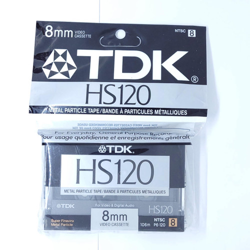 TDK P-120HS Premium 8mm Cassette