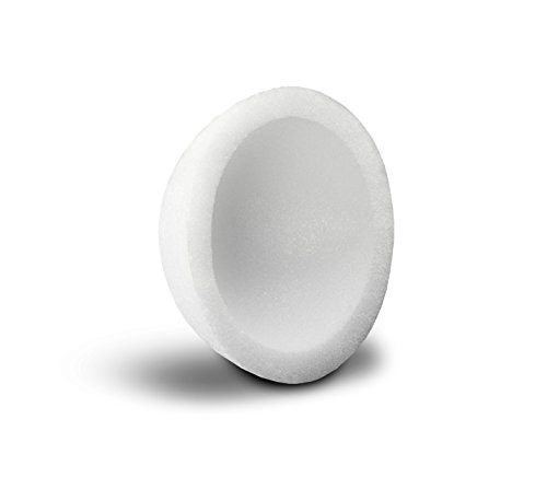 FloraCraft Styrofoam Hollow Half Ball 10 Inch White