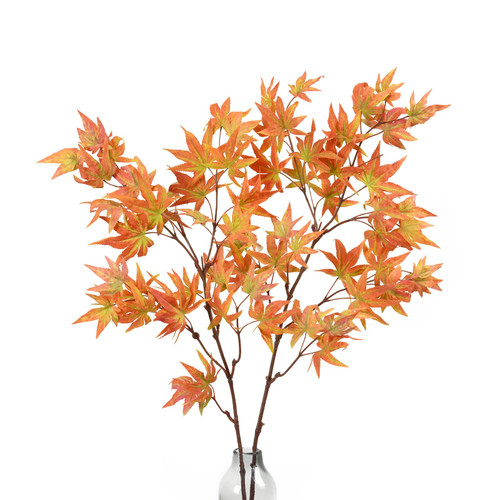 Dolicer Artificial Maple Leaf Branch Autumn Leaves 2 Pcs Fall Maple Leaf Stem for Home Kitchen Christmas Festival Thanksgiving Autumns Decoration Dolicer Artificial Maple Leaf Branch Autumn Leaves 2 Pcs Fall Maple Leaf Stem for Home Kitchen Christmas Festival Thanksgiving Autumns Decoration