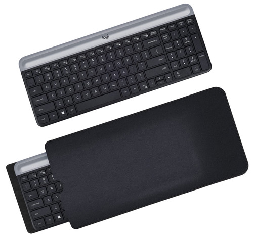 PU Leather Keyboard Sleeve Case for Logitech K580 K585 MK470 Slim Multi-Device Wireless Keyboard Cover, Logitech K580 K585 MK470 Keyboard Protector Skin Pouch, Logitech K580 K585 Accessories, Black