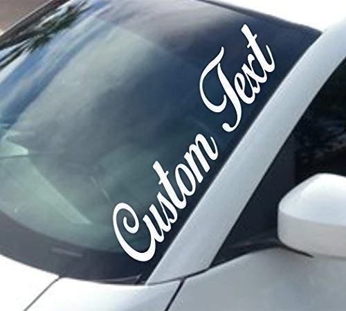 Custom Text Version DD101 Car Truck Window Windshield Lettering Decal Sticker Decals Stickers