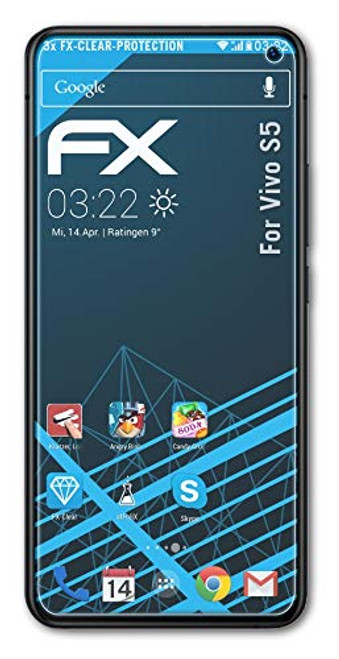 atFoliX Screen Protection Film Compatible with Vivo S5 Screen Protector, Ultra-Clear FX Protective Film (3X) atFoliX Screen Protection Film Compatible with Vivo S5 Screen Protector, Ultra-Clear FX Protective Film (3X)