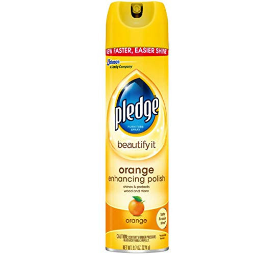 SC Johnson 72373 9.7 Oz Orange Clean Pledge