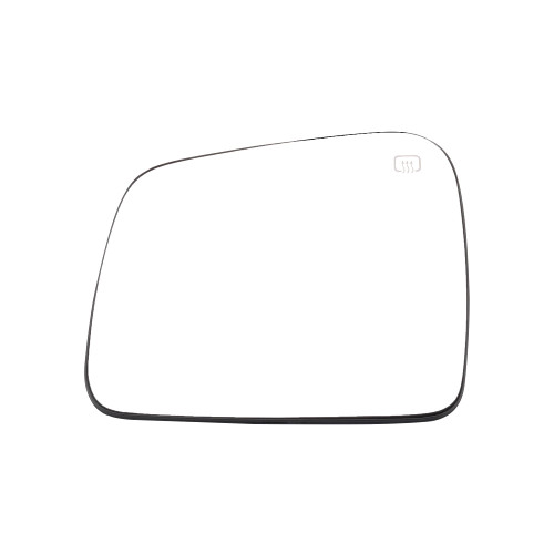 Dasbecan Driver Left Side Rear View Mirror Glass with Backing Plate Power Heated Compatible with Dodge Durango 2014-2019 Jeep Grand Cherokee 2011-2020 OEM# 68092051AB 68082641AB