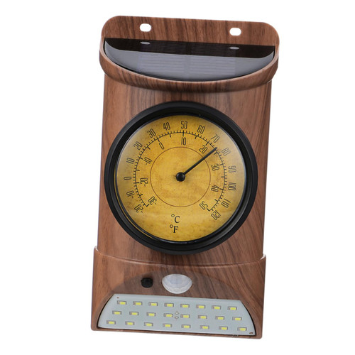 OSALADI Type Induction Outdoor Wall Lamp Motion Solar Lights LED Solar Lights Solar Light for Outside Porch Lamp Outdoor Light Brown Sun Lamp Plastic Abs LED Yard Light