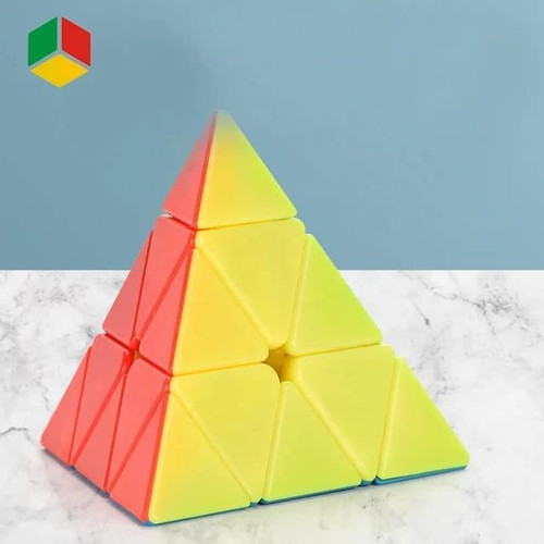 Pyramid Speed Cube, 3x3x3 Qiming Pyramid Speed Cube Triangle Puzzle Magic Cube Multicolor Pyramid Speed Cube, 3x3x3 Qiming Pyramid Speed Cube Triangle Puzzle Magic Cube Multicolor