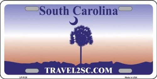 South Carolina Novelty State Blank Metal License Plate Tag LP-5129 South Carolina Novelty State Blank Metal License Plate Tag LP-5129
