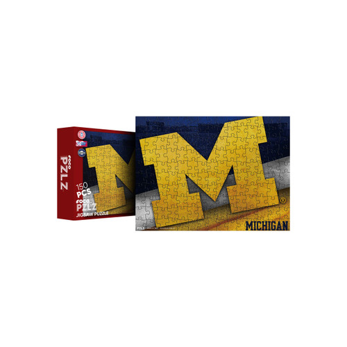 FOCO Michigan Wolverines NCAA Team Logo 150 Piece Jigsaw PZLZ FOCO Michigan Wolverines NCAA Team Logo 150 Piece Jigsaw PZLZ