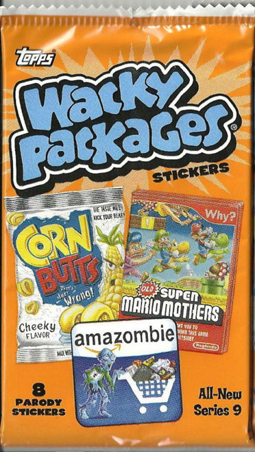 TOPPS WACKY PACKAGES SERIES 9 STICKER Pack