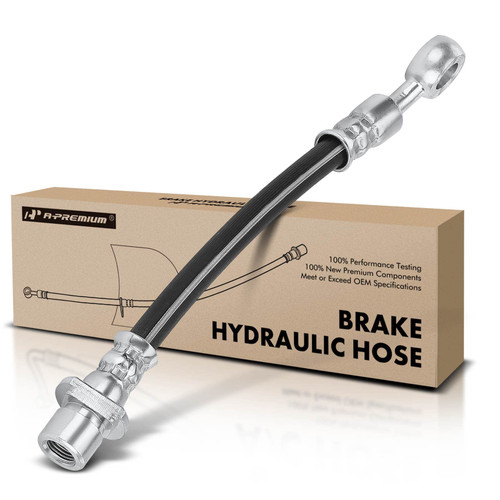 A-Premium Rear Driver or Passenger Outer Brake Hydraulic Hose Compatible with Select Honda and Acura Models - Pilot 2003-2008, MDX 2001-2006, 3.5L A-Premium Rear Driver or Passenger Outer Brake Hydraulic Hose Compatible with Select Honda and Acura Models - Pilot 2003-2008, MDX 2001-2006, 3.5L