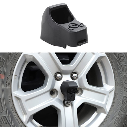 JUNLELI Reversing Rear Camera Decoration Cover Trim for Jeep Wrangler JL 2018 2019 2020 2021 2/4-Door ABS Black Car Exterior Accessories