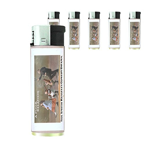 Refillable Electronic Lighter Set of 5 Pieces D-121 A Poor Relation Solsmith Comedy II