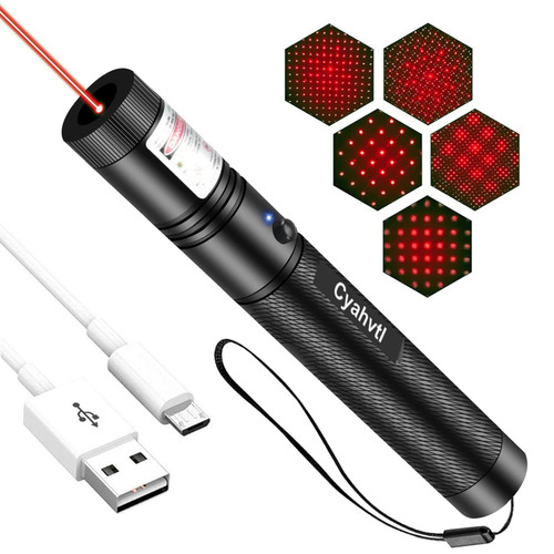 Red Laser Pointer High Power,[Material Upgrade] Laser Pointer Pen?[2000 metres] Red Lazer Pointer Rechargeable for Hiking,Cat Laser Toy USB Charge