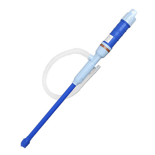 Electric Siphon Pump, Hand Fuel Transfer Pump Battery Powered, Gas/Oil/Fuel/Gasoline/Water/Liquid Transfer Siphon Pump (Blue)