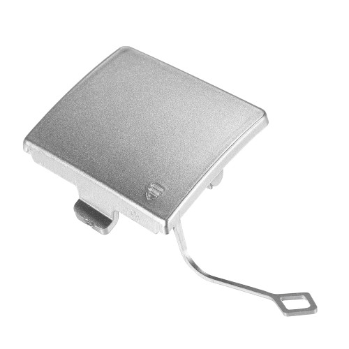 VekAuto Car Tow Hook Eye Hole Cover Cap Compatible for Mercedes-Benz R350 2011-2012, Durable Plastic Silver Tone Rear Bumper