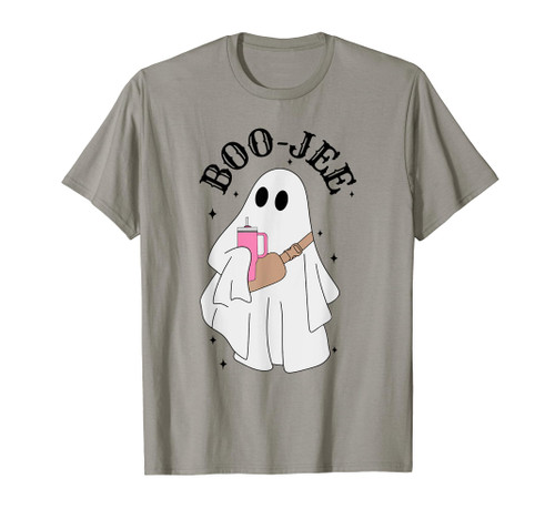 Spooky Season Cute Ghost Halloween Costume Boujee Boo Jee T-Shirt