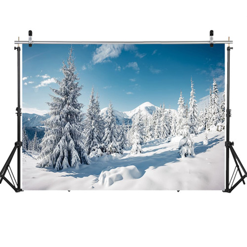 YYTDY 7x5FT Winter Backdrop Snow Backdrop White Christmas Tree Backdrops Wonderland Scene Photo Backdrop White Snow Forest Decoration Photography Background Winter Party Backdrop D-116 YYTDY 7x5FT Winter Backdrop Snow Backdrop White Christmas Tree Backdrops Wonderland Scene Photo Backdrop White Snow Forest Decoration Photography Background Winter Party Backdrop D-116