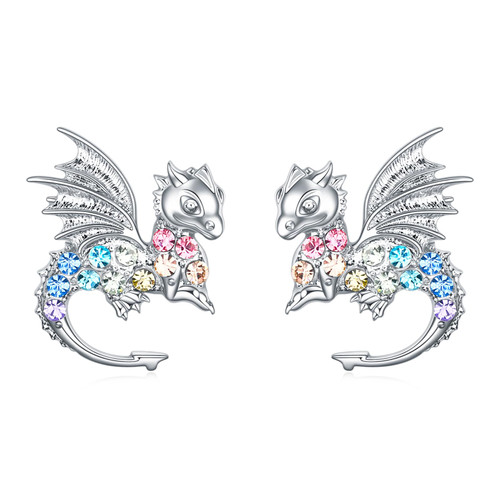 Dragon Stud Earrings for Women,Animal Dragon Earrings Gifts Jewelry for Girls (Stud Dragon) Dragon Stud Earrings for Women,Animal Dragon Earrings Gifts Jewelry for Girls (Stud Dragon)