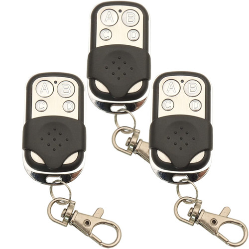 DieseRC 3pcs 433.92Mhz Universal Wireless Copy Remote Control Keychain RF Transmitter for Clone Garage gate Door Opener