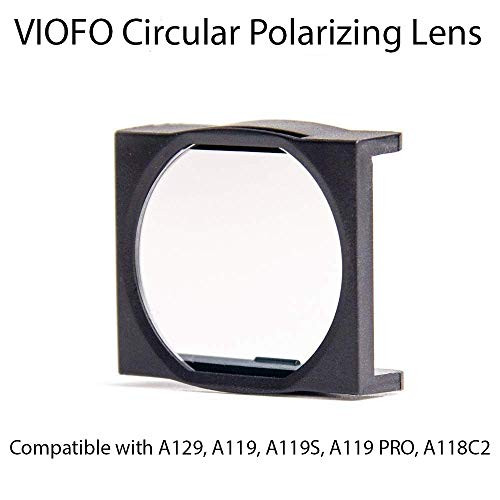 VIOFO Circular Polarizing Lens (CPL), Updated Model Compatible with A129, A119, A119S, A119 PRO, A118C2 Dash Cams (Reduce Reflections and Glare)