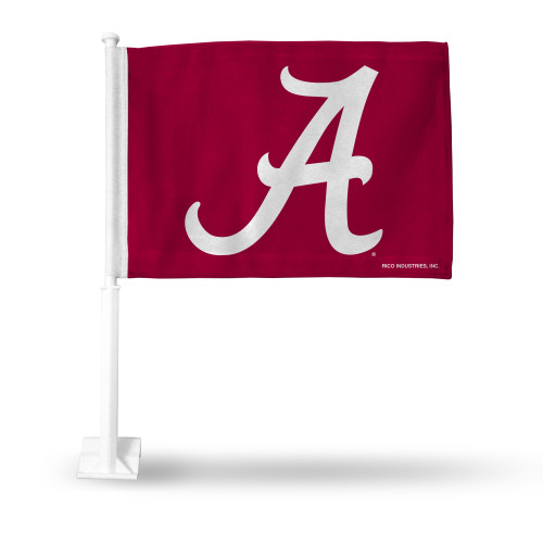 Rico Industries NCAA Alabama Crimson Tide Red Double Sided Car Flag