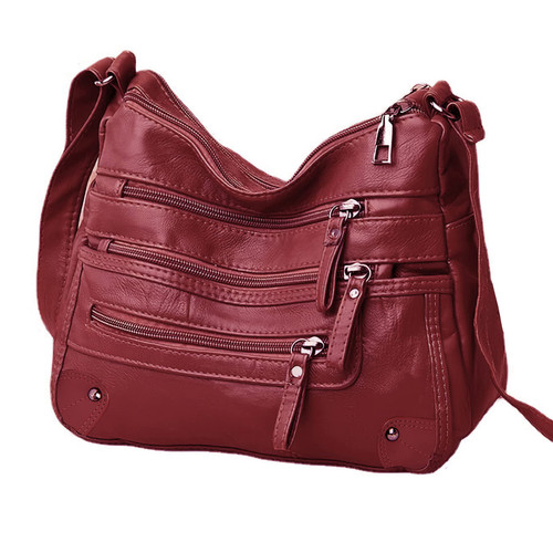 LassZone Women Crossbody Bag PU Leather Shoulder Purse Ladies Crossover Bags Lightweight Multi-Pocket Satchel Messenger Bag LassZone Women Crossbody Bag PU Leather Shoulder Purse Ladies Crossover Bags Lightweight Multi-Pocket Satchel Messenger Bag