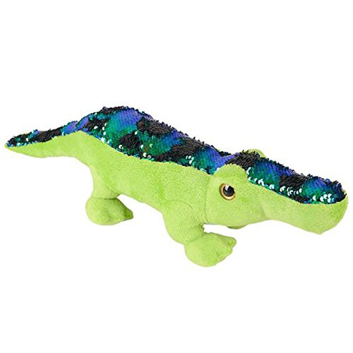 Adventure Planet Reversible Mermaid Sequins Alligator 19" Plush