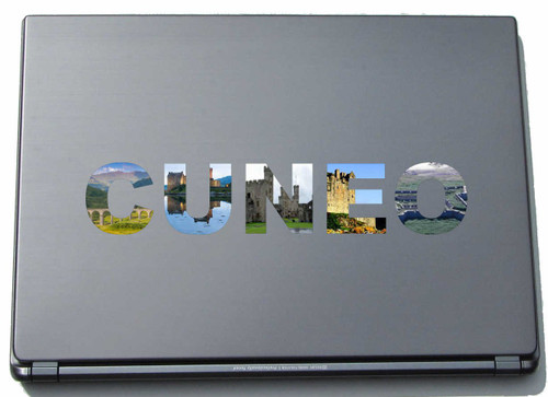 Cuneo Laptop Sticker Laptop Skin 210 mm with sights Cuneo Laptop Sticker Laptop Skin 210 mm with sights