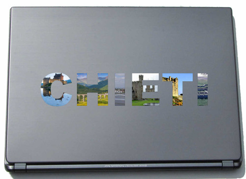 Chieti Laptop Sticker Laptop Skin 210 mm with sights Chieti Laptop Sticker Laptop Skin 210 mm with sights