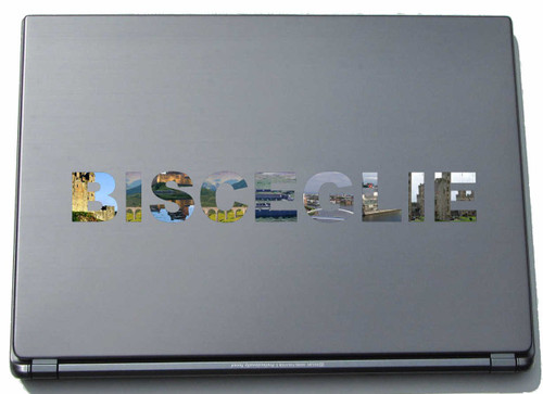 Bisceglie Laptop Sticker Laptop Skin 210 mm with sights Bisceglie Laptop Sticker Laptop Skin 210 mm with sights