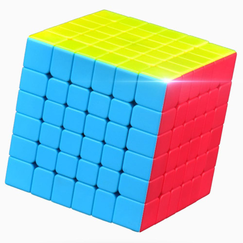 AMGRBCUBO QiYi 6x6 Speed Cube Stickerless 6x6x6 Magic Cube - Qifan S2