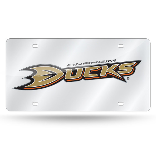 Rico Industries NHL Anaheim Ducks Laser Inlaid Metal License Plate Tag Rico Industries NHL Anaheim Ducks Laser Inlaid Metal License Plate Tag
