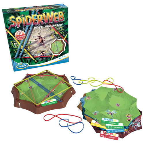 Think Fun Spiderweb: A Bug-Catching Logic Game for Ages 8+