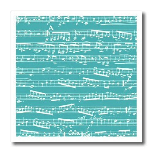 3dRose Turquoise Musical Notes - Stylish Sheet Music - Teal Aqua Blue Piano Notation Modern Musician Gifts - Iron on Heat Transfer, 8 by 8-inch, for White Material (ht_151370_1) 3dRose Turquoise Musical Notes - Stylish Sheet Music - Teal Aqua Blue Piano Notation Modern Musician Gifts - Iron on Heat Transfer, 8 by 8-inch, for White Material (ht_151370_1)