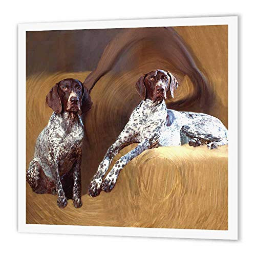 3dRose ht_4416_1 Blue Tick Coonhound Iron on Heat Transfer for White Material, 8 by 8"