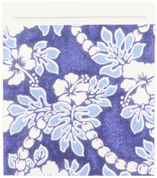 3dRose ht_1063_2 Hibiscus Flower on Blue Iron on Heat Transfer for White Material, 6 by 6-Inch 3dRose ht_1063_2 Hibiscus Flower on Blue Iron on Heat Transfer for White Material, 6 by 6-Inch