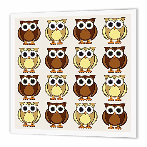 3dRose ht_28531_2 Cute Brown Owl Print-Iron on Heat Transfer Paper for White Material, 6 by 6-Inch 3dRose ht_28531_2 Cute Brown Owl Print-Iron on Heat Transfer Paper for White Material, 6 by 6-Inch