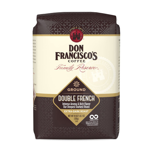 Don Francisco's Double French Roast Ground Coffee (18 oz Bag)