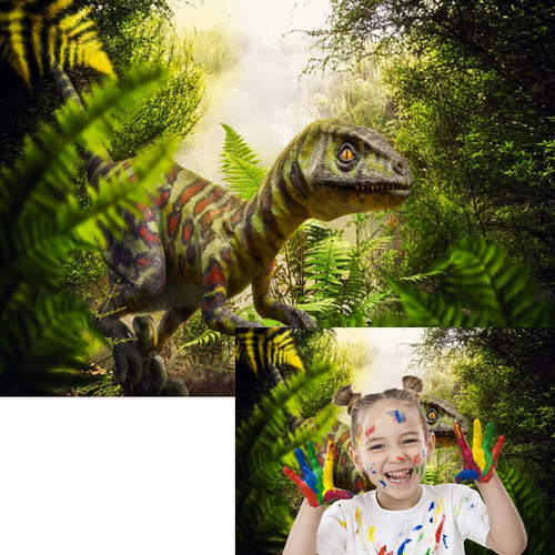 6x4FT Dinosaur Backdrop for Photography Tropical Jungle Dinosaur World Background for Boy Birthday Party Photo Studio Booth Decorations Banner Props Supplies 6x4FT Dinosaur Backdrop for Photography Tropical Jungle Dinosaur World Background for Boy Birthday Party Photo Studio Booth Decorations Banner Props Supplies