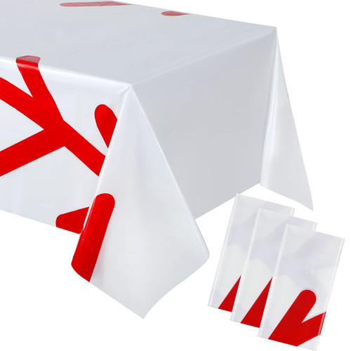 Oudain 6 Pcs Plastic Baseball Tablecloth 87 x 51'' Disposable Baseball Table Covers Rectangle Baseball Table Cloths for Parties Baseball Themed Party Decorations for Game Sport Birthday Party Supplies