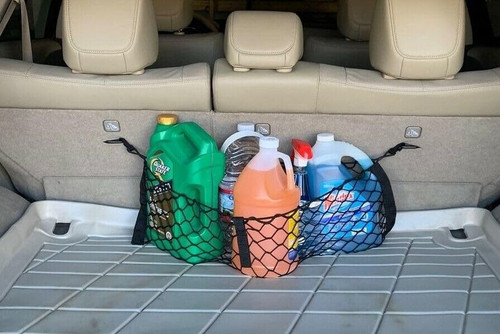 EACCESSORIES EA Trunk Organizer Cargo Net for Nissan Murano 2003-2023 - Envelope Style Cargo Net for SUV - Premium Mesh Elastic Car Trunk Organizer Vehicle Carrier Storage - Compatible with Murano