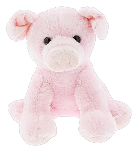Aurora 11" Pink Pig Plush Stuffed Animal
