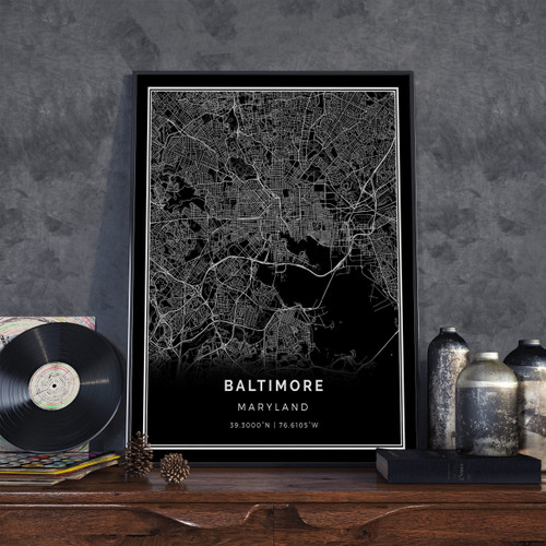 MG Global Baltimore Black Street Detailed Map |Luxury Map Poster | City Line Map Wall Art | Maryland City map Print | Poster Decoration |12x18 16x24 24x36 inches Gift MG Global Baltimore Black Street Detailed Map |Luxury Map Poster | City Line Map Wall Art | Maryland City map Print | Poster Decoration |12x18 16x24 24x36 inches Gift