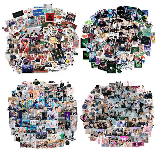 380Pcs Stray Kids Stickers Album Photo Vinyl Waterproof Stickers Kpop StrayKids Merchandise for SKZ Fans Gifts 380Pcs Stray Kids Stickers Album Photo Vinyl Waterproof Stickers Kpop StrayKids Merchandise for SKZ Fans Gifts