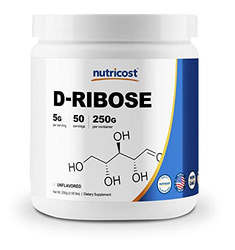 Nutricost Pure D-Ribose Powder (250 Grams) - High Quality D-Ribose