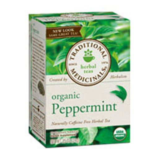 Traditional Medicinals Herbal Tea Organic Peppermint - 16 Tea Bags Traditional Medicinals Herbal Tea Organic Peppermint - 16 Tea Bags
