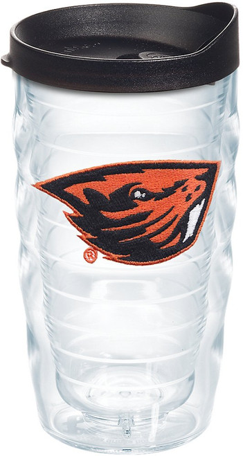 Tervis Made in USA Double Walled Oregon State University Beavers Insulated Tumbler Cup Keeps Drinks Cold & Hot, 10oz Wavy, Primary Logo